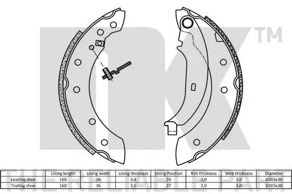 Brake Shoe Set