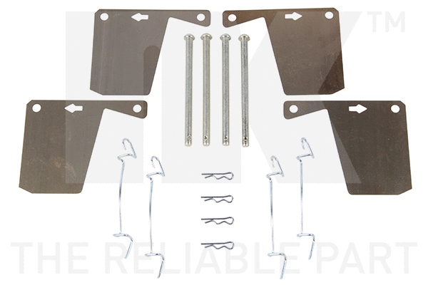 Accessory Kit, disc brake pad (7999910)