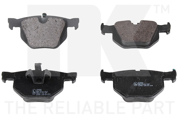 Brake Pad Set, disc brake (221566)