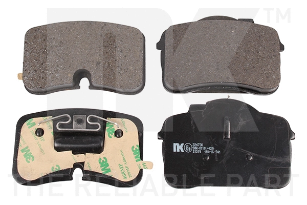 Brake Pad Set, disc brake (224730)