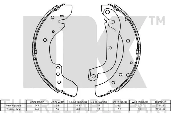 Brake Shoe Set