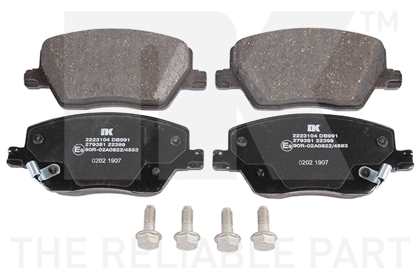 Brake Pad Set, disc brake (2223104)