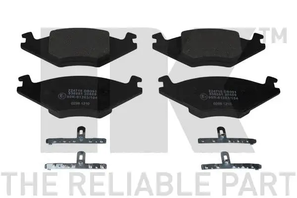 Brake Pad Set, disc brake (224715)