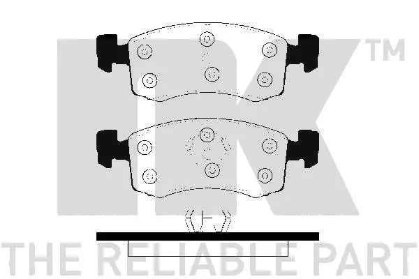 Brake Pad Set, disc brake (229303)