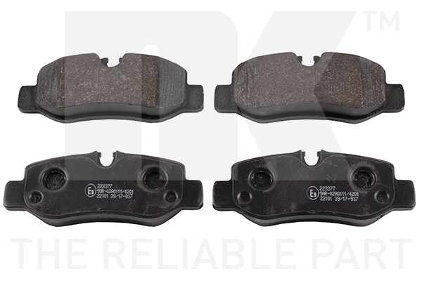 Brake Pad Set, disc brake (223377)