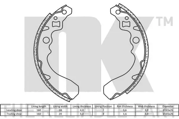 Brake Shoe Set