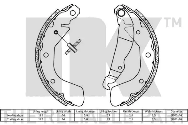 Brake Shoe Set
