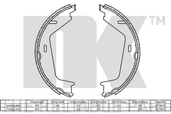 Brake Shoe Set