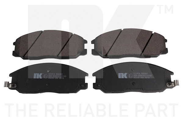 Brake Pad Set, disc brake (223414)