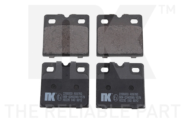 Brake Pad Set, disc brake (2266003)