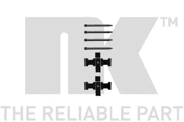 Accessory Kit, disc brake pad (7915003)