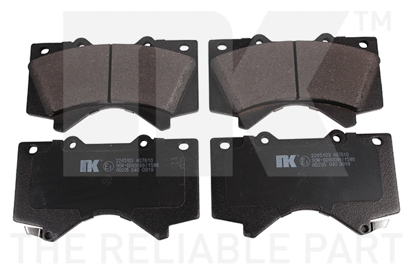Brake Pad Set, disc brake (2245103)