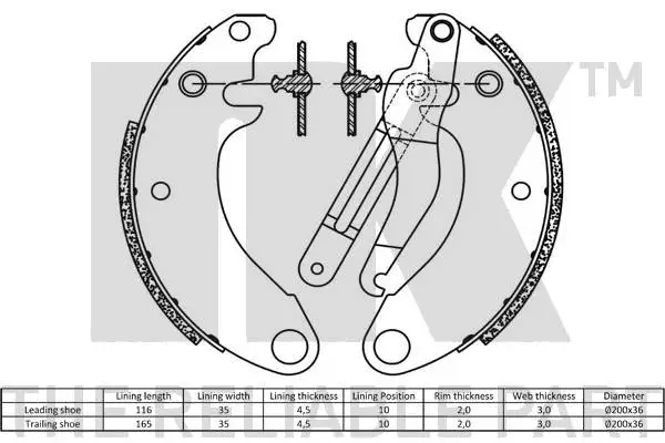 Brake Shoe Set