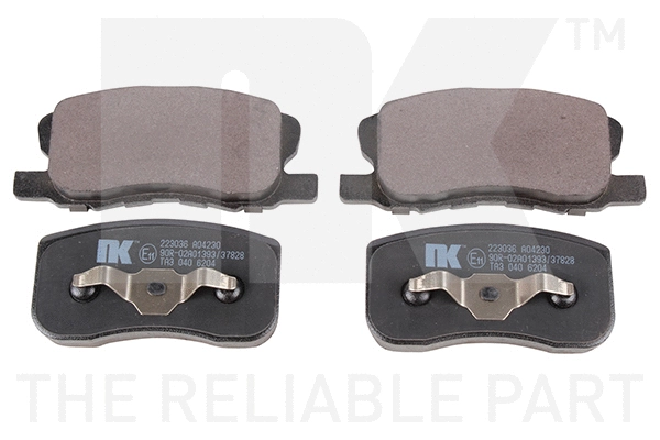 Brake Pad Set, disc brake (223036)