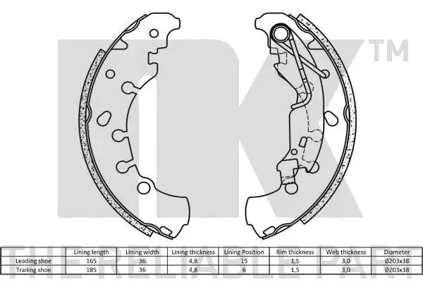 Brake Shoe Set