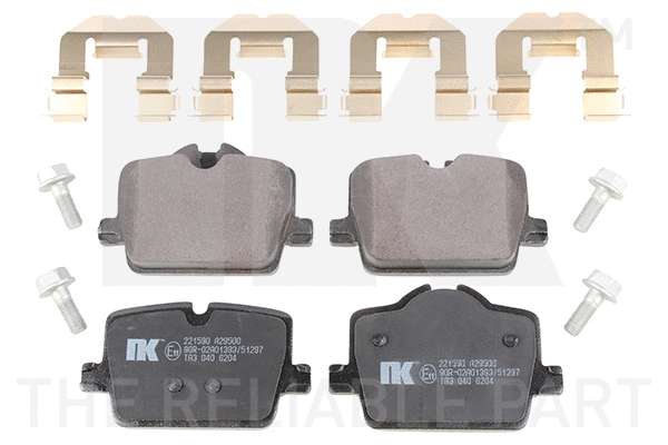 Brake Pad Set, disc brake (221590)