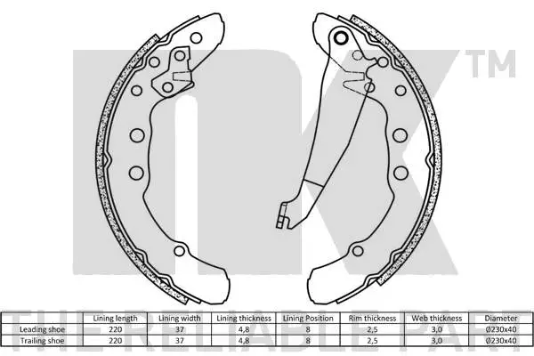 Brake Shoe Set