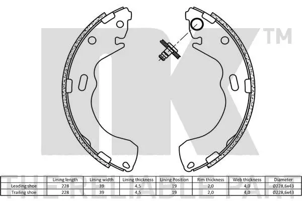 Brake Shoe Set