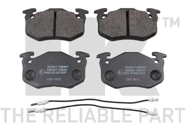 Brake Pad Set, disc brake (223917)
