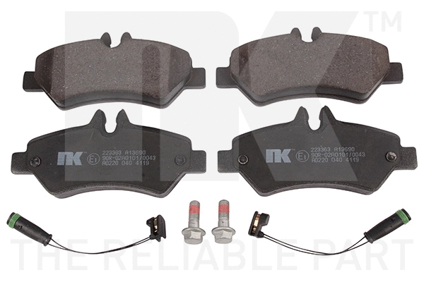 Brake Pad Set, disc brake (223363)