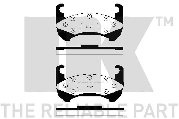 Brake Pad Set, disc brake (229216)