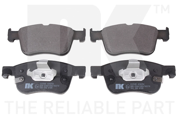 Brake Pad Set, disc brake (222595)