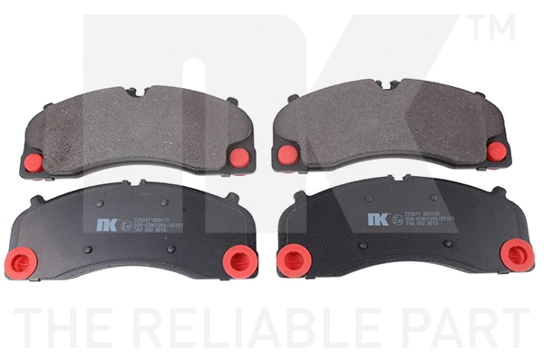 Brake Pad Set, disc brake (225617)