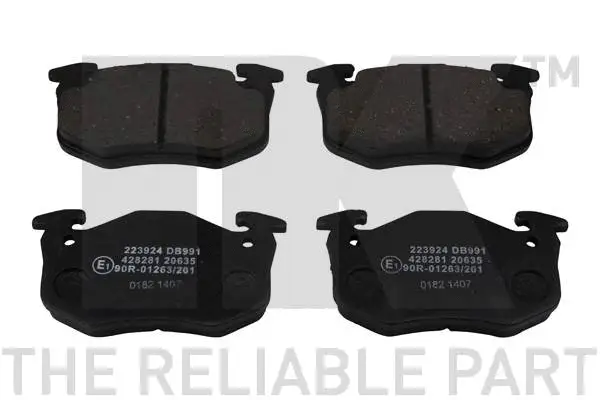 Brake Pad Set, disc brake (223924)