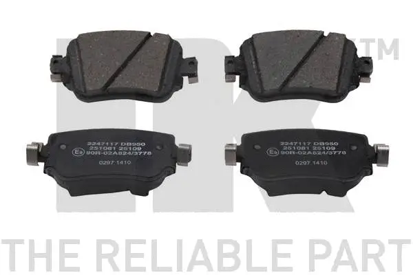 Brake Pad Set, disc brake (2247117)