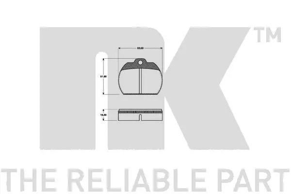 Brake Pad Set, disc brake (224702)