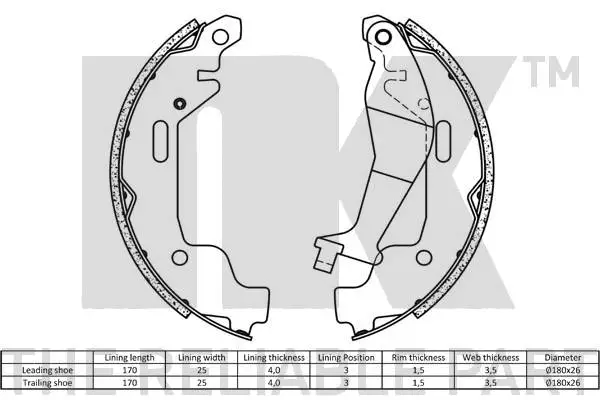 Brake Shoe Set