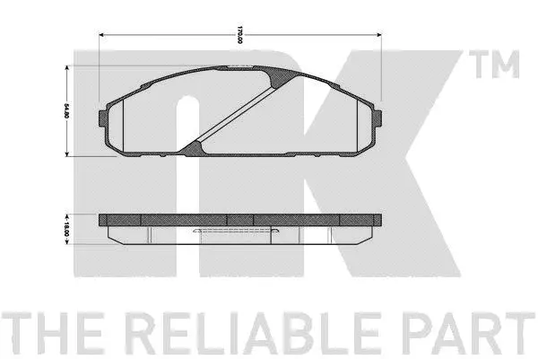 Brake Pad Set, disc brake (222249)