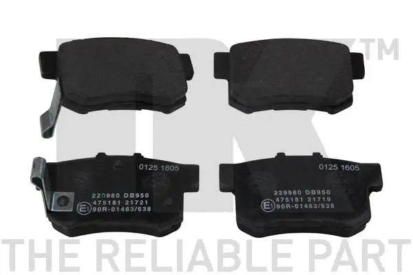 Brake Pad Set, disc brake (229980)