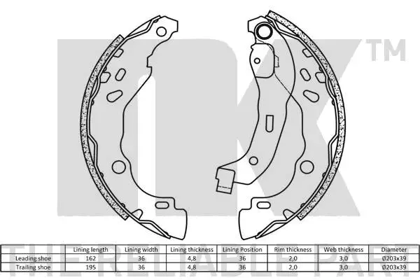 Brake Shoe Set