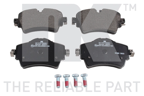 Brake Pad Set, disc brake (221572)