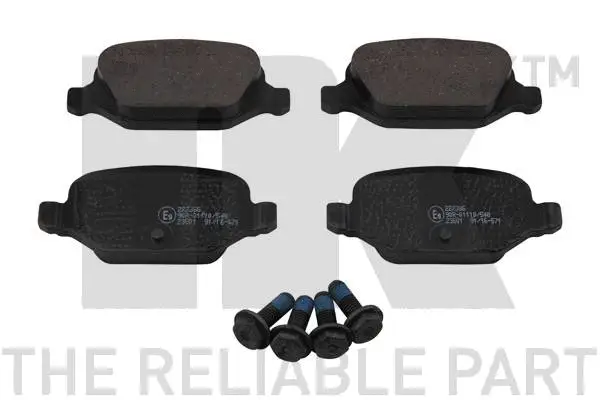 Brake Pad Set, disc brake (222386)