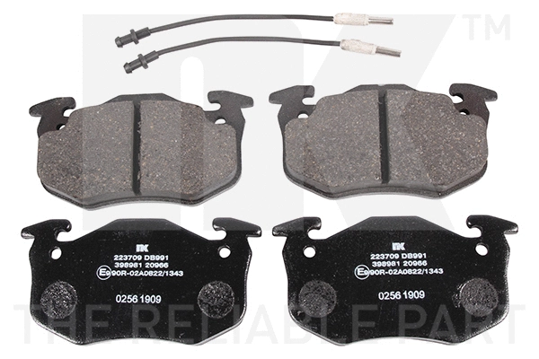 Brake Pad Set, disc brake (223709)