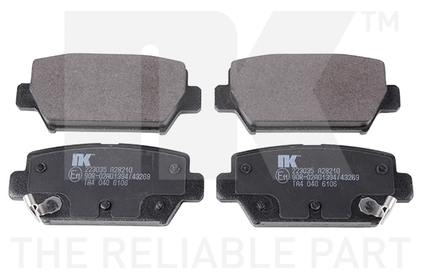 Brake Pad Set, disc brake (223035)