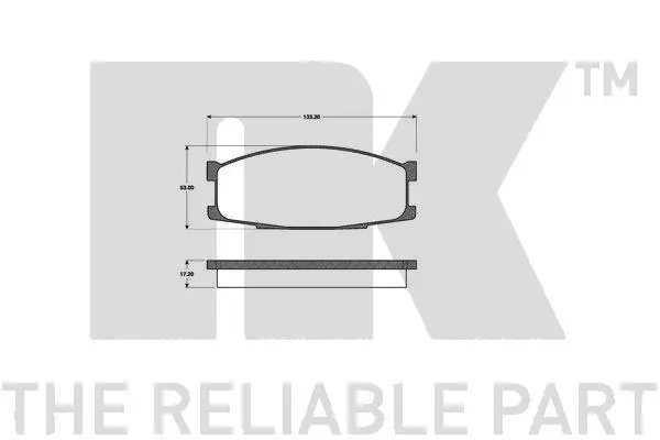 Brake Pad Set, disc brake (223007)