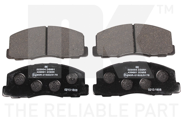 Brake Pad Set, disc brake (223004)