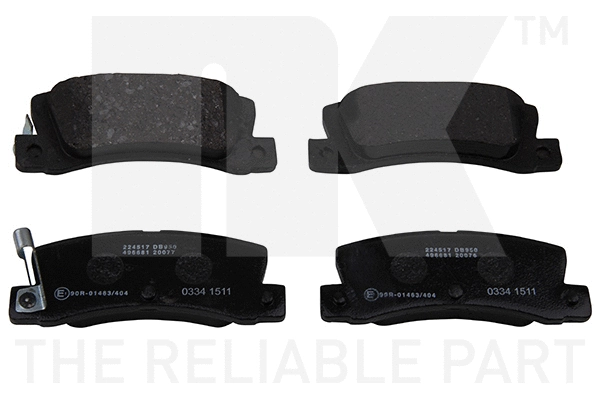 Brake Pad Set, disc brake (224517)