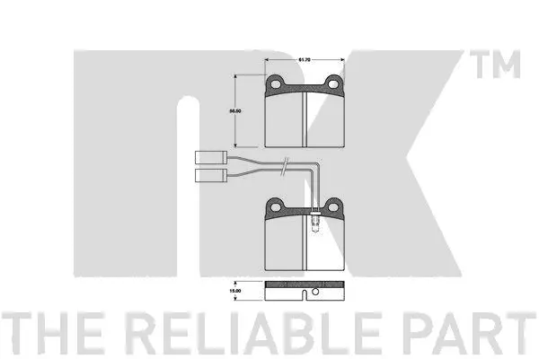 Brake Pad Set, disc brake (221004)