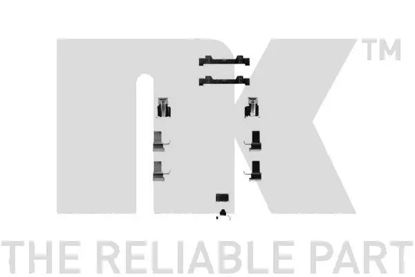 Accessory Kit, disc brake pad (7999058)
