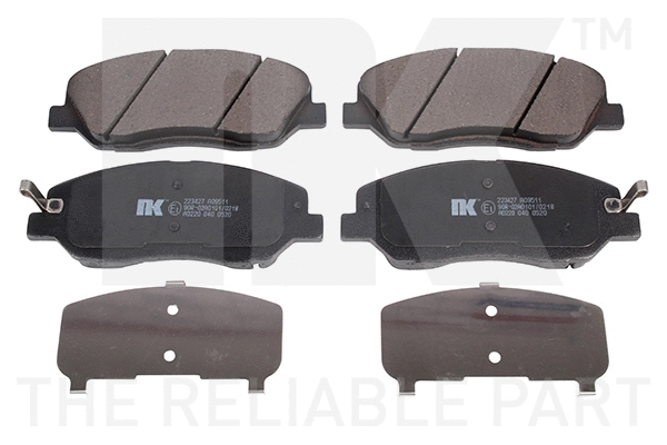Brake Pad Set, disc brake (223427)