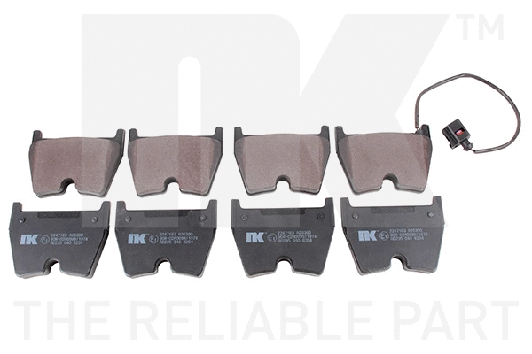 Brake Pad Set, disc brake (2247163)