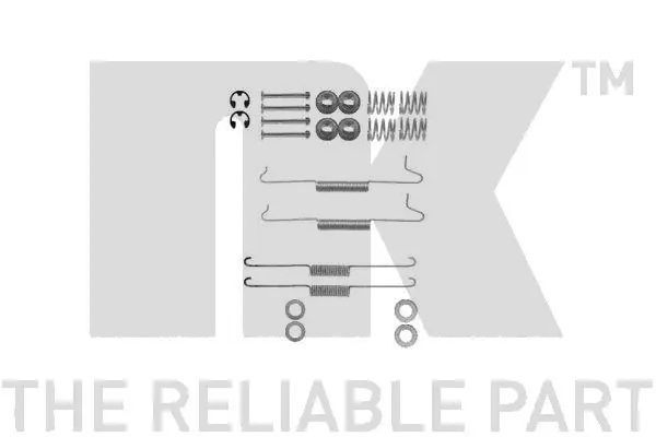 Accessory Kit, parking brake shoes (7925623)