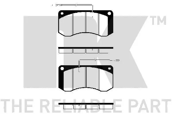 Brake Pad Set, disc brake (223934)