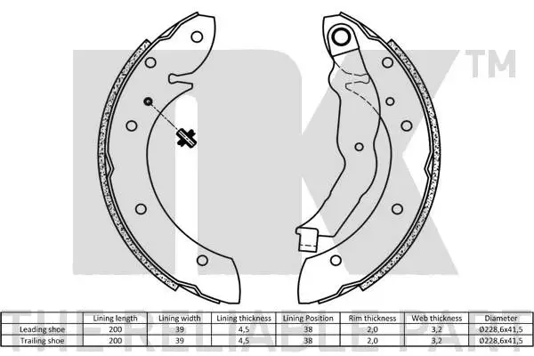 Brake Shoe Set