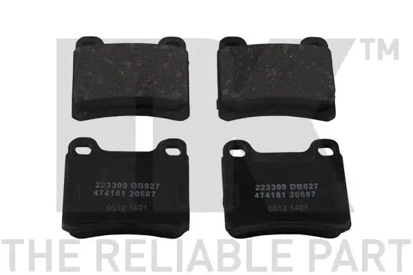 Brake Pad Set, disc brake (223309)