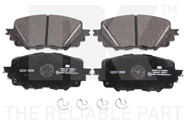 Brake Pad Set, disc brake (2299102)
